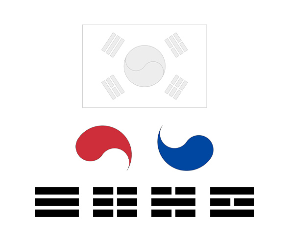 태극기 조각