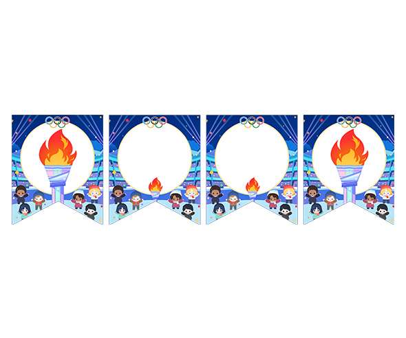 [개별도안] 세계의 축제 동계 올림픽 가랜드