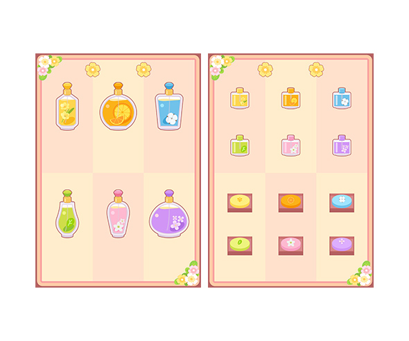 봄향기 가게 메뉴판 (문구없음)