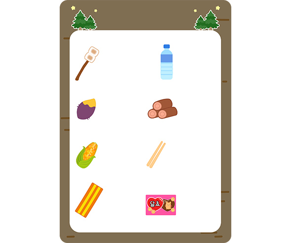 겨울 캠핑장 매점 메뉴판 (문구없음)