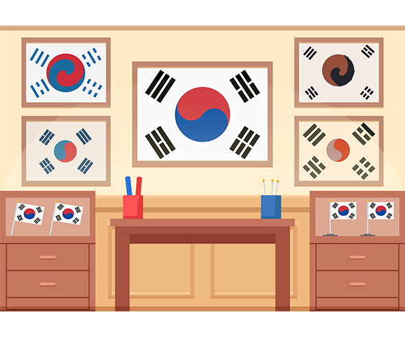 태극기 제작소 배경