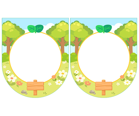 [개별도안] 식목일엔 나무랑 놀자 가랜드