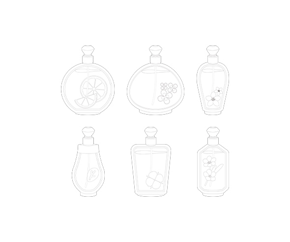 봄향기 향수 색칠 모음