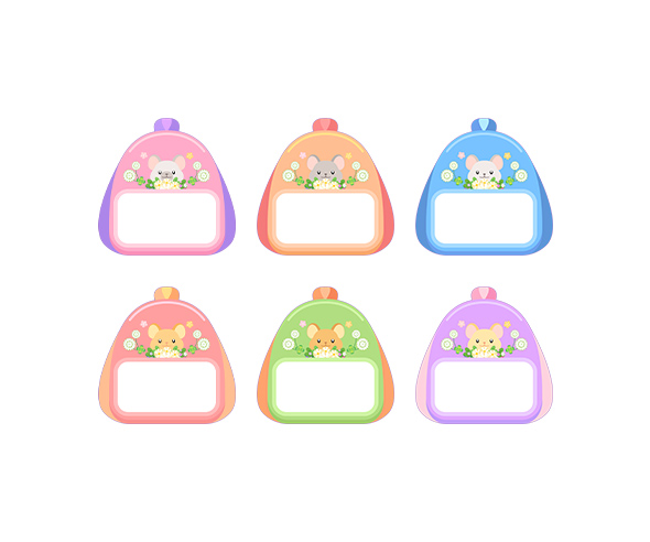 가방 이름표 (새앙토끼)