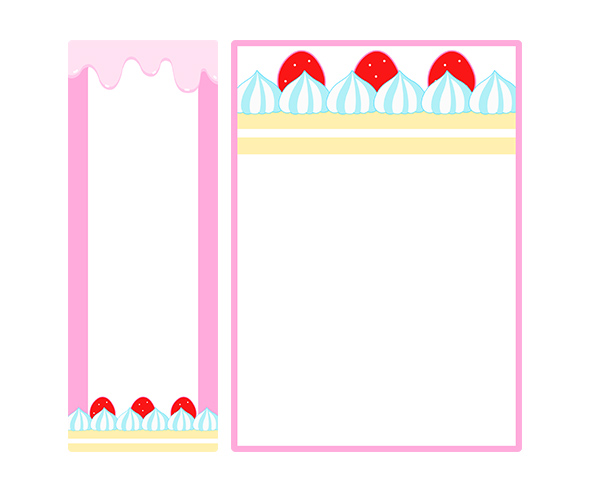 케이크 가게 메뉴판