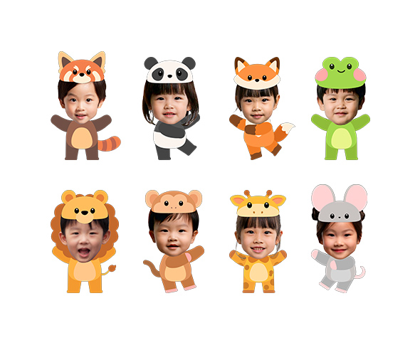 동물 합성이미지 