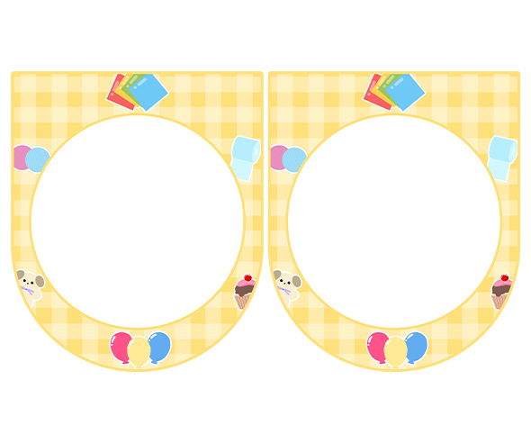 [개별도안] 친구와 함께 물건을 옮겨요 가랜드