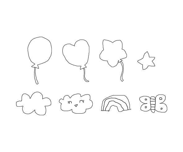 아이가 그린 그림 색칠 모음