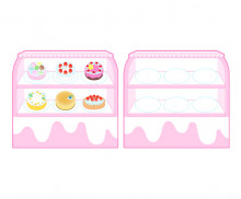 케이크 가게 쇼케이스