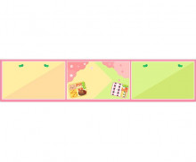 봄도시락 가게 상단 메뉴판 (문구없음)