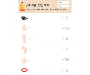 신체기관 연결하기