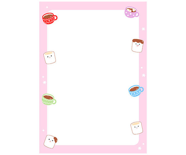 코코아 테두리