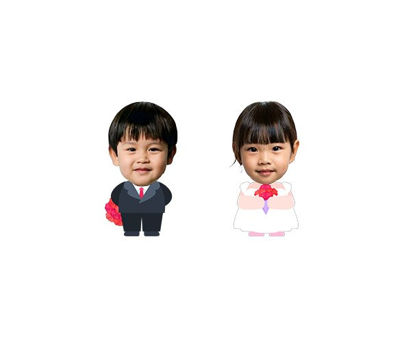 엄마, 아빠 합성이미지