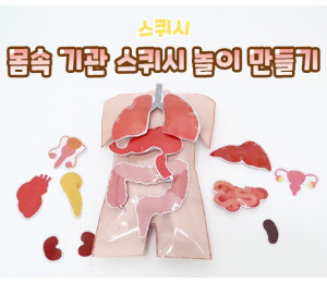 몸속 기관 스퀴시 만들기 놀이
