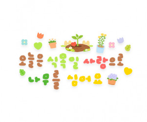 오늘은 식목일 사랑으로 나무를 심어요 레터링