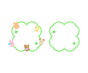 놀이 이야기 안내판 (동물) (문구없음)