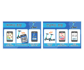 대여하는 방법 (킥보드)