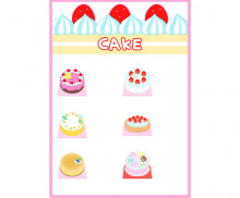 케이크 가게 메뉴판 (문구없음)