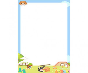 유기견 보호 센터 테두리