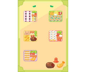 봄도시락 가게 메뉴판 (문구없음)