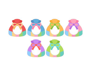 [개별도안] 복주머니 가게 가랜드