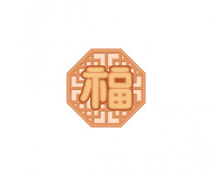 복 전통문양 창문 틀