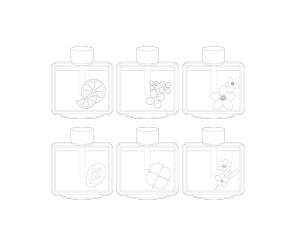 봄향기 디퓨저 색칠 모음