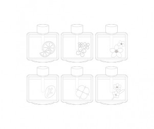 봄향기 디퓨저 색칠 모음