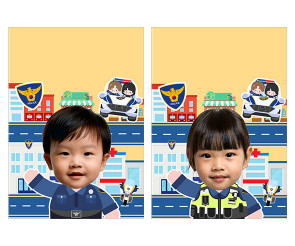 경찰관 합성 표지