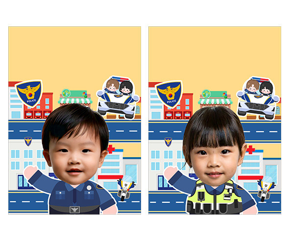경찰관 합성 표지