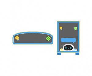 우리반 놀이 연구소 간판 (문구없음)