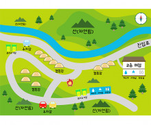 캠핑장 지도