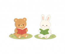 책 읽는 곰, 토끼