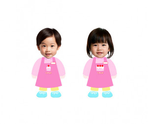 케이크 가게 직원 합성이미지