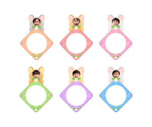 수건 합성 이름표 (새앙토끼)