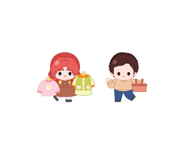 시장놀이 아이