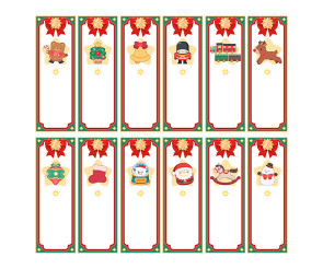 크리스마스 가게 개별 메뉴판 (문구없음)