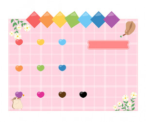 색종이판 (색종이랑 놀아요) (문구없음)