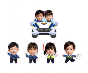경찰관 합성이미지
