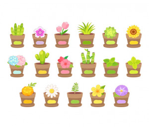 꽃 화분 이름표