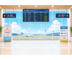 공항 배경
