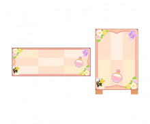 봄향기 가게 간판 (문구없음)