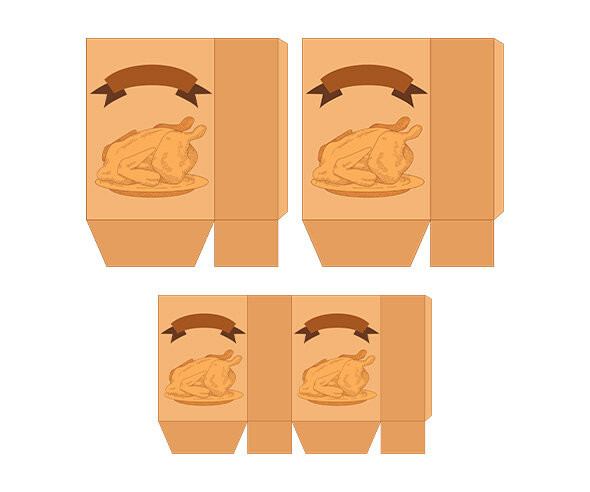 전기구이 통닭 봉투(문구없음)