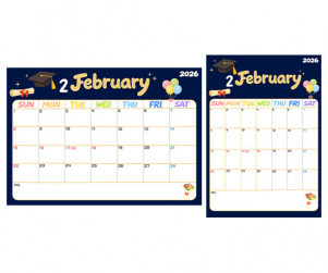 교사용 달력 (2월)