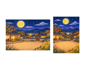 추석 보름달 배경 
