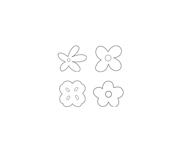꽃 색칠 모음