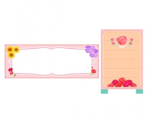 꽃가게 간판 만들기 (문구없음) 