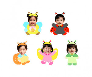 곤충 요정 합성이미지