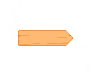 우리 원 장소 푯말 (문구없음)