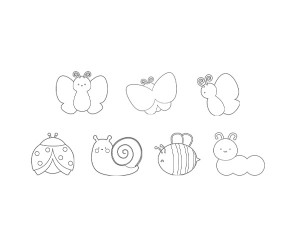 곤충 색칠 모음